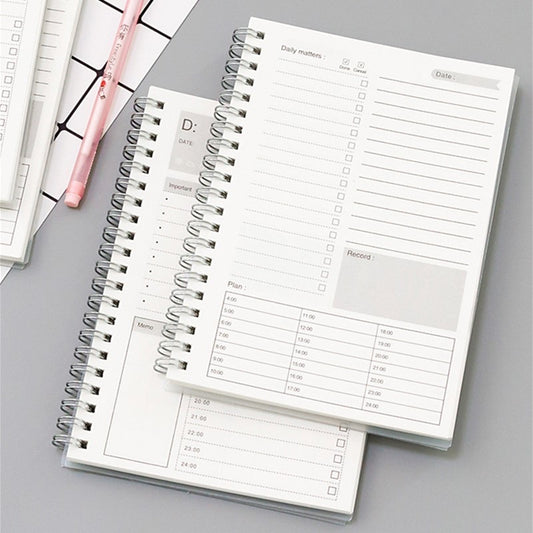 2023 Notebooks Agendas Planner Diary Weekly Spiral Organizer A5 Note Books Monthly Kraft Paper Schedule